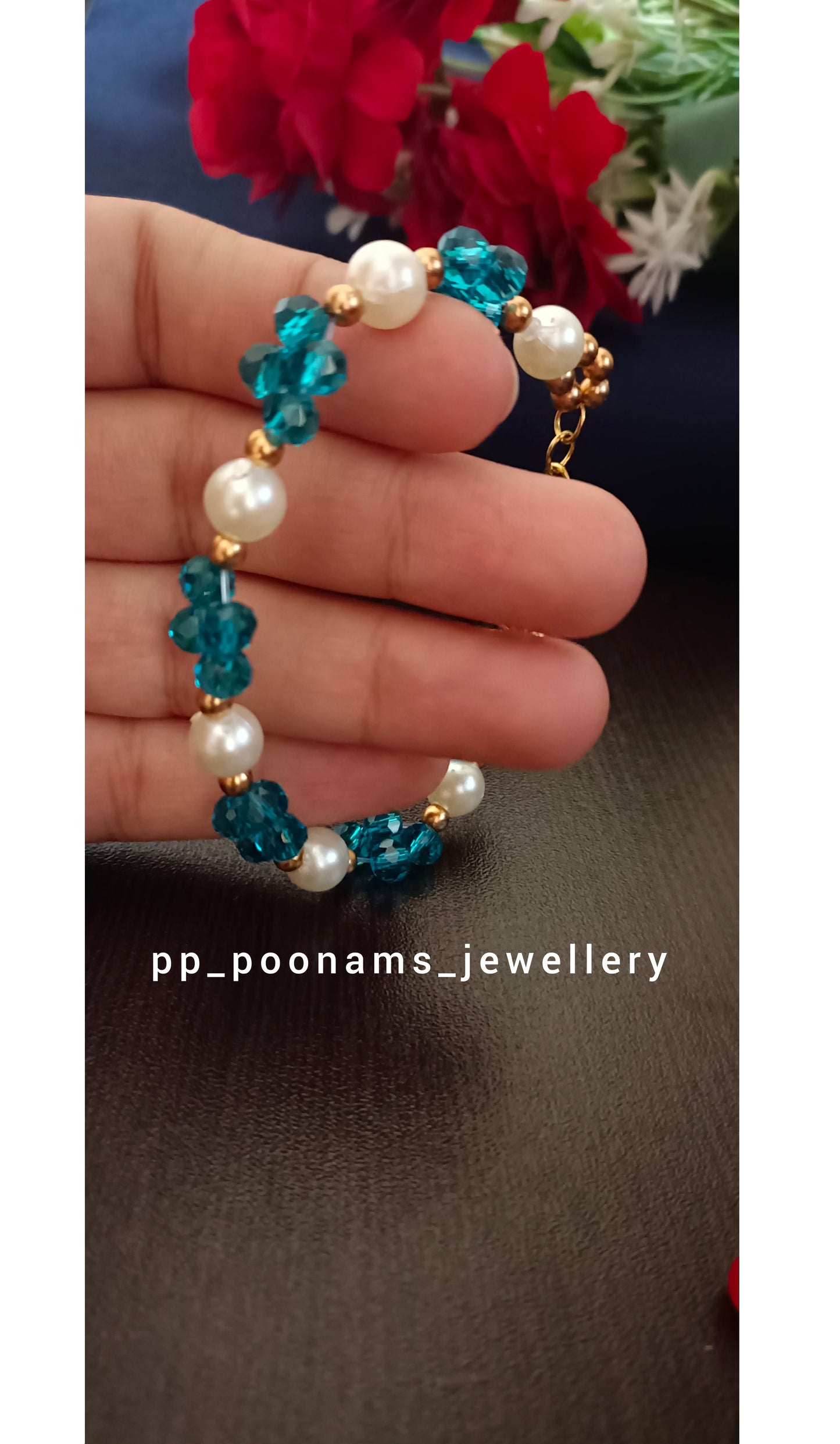 Combo of 3- Gold Plated Beads Bracelets