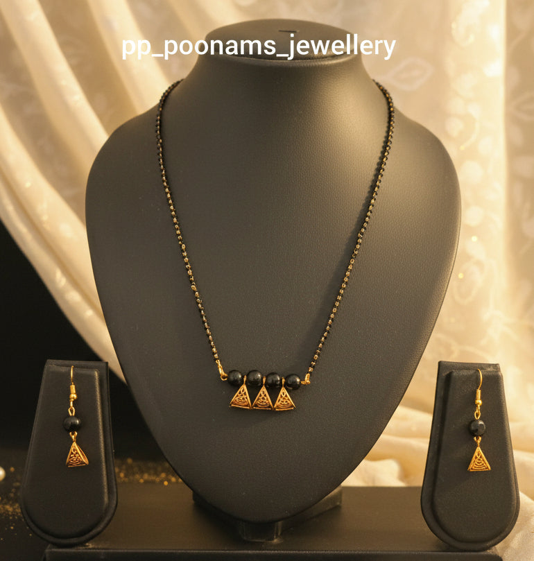 Gold Plated Antique Piece Mangalsutra