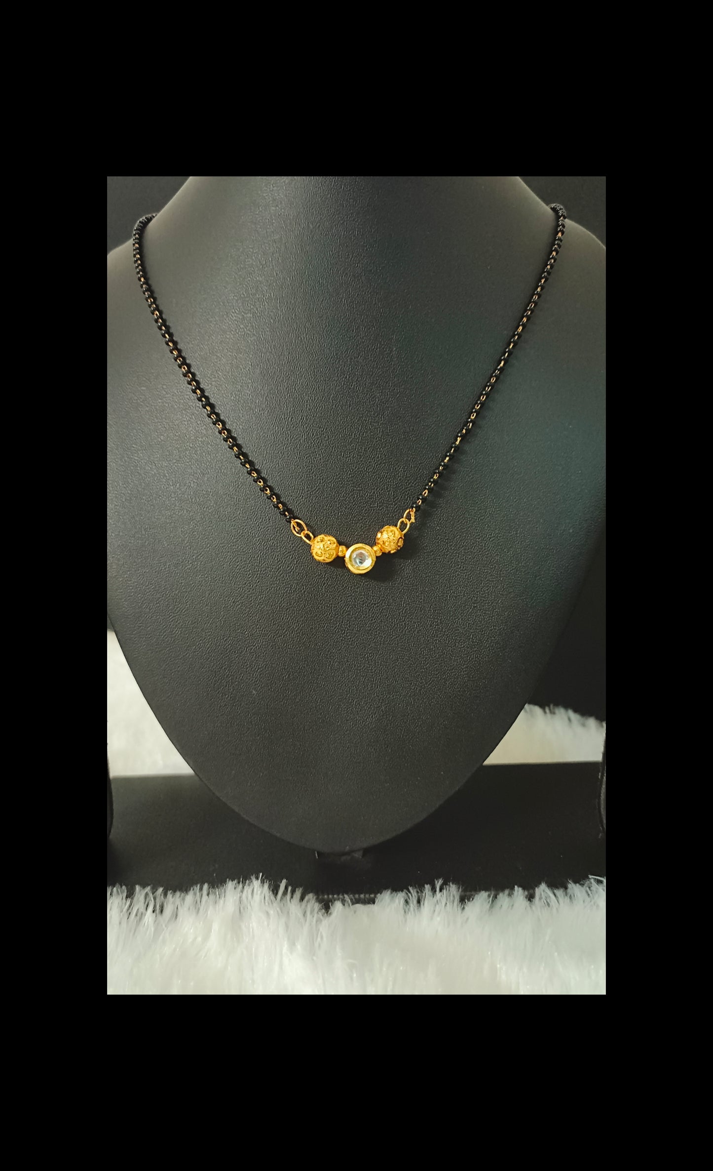 Gold Plated Kundan Mangalsutra