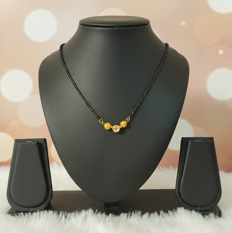 Gold Plated Kundan Mangalsutra