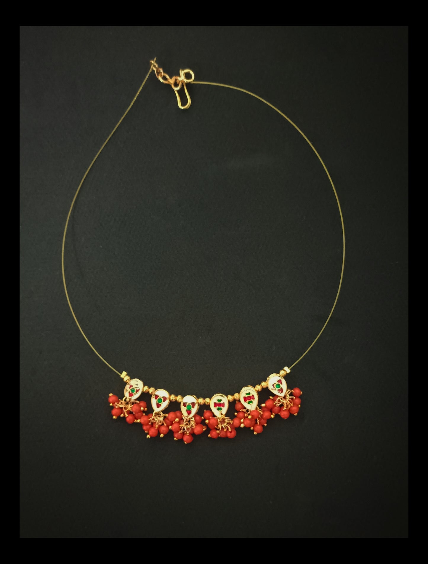 Invisible Dual Brass Chain Necklace