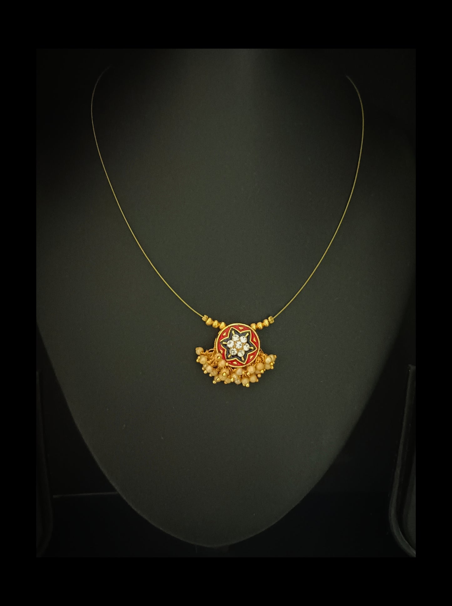 Invisible Brass Chain Necklace