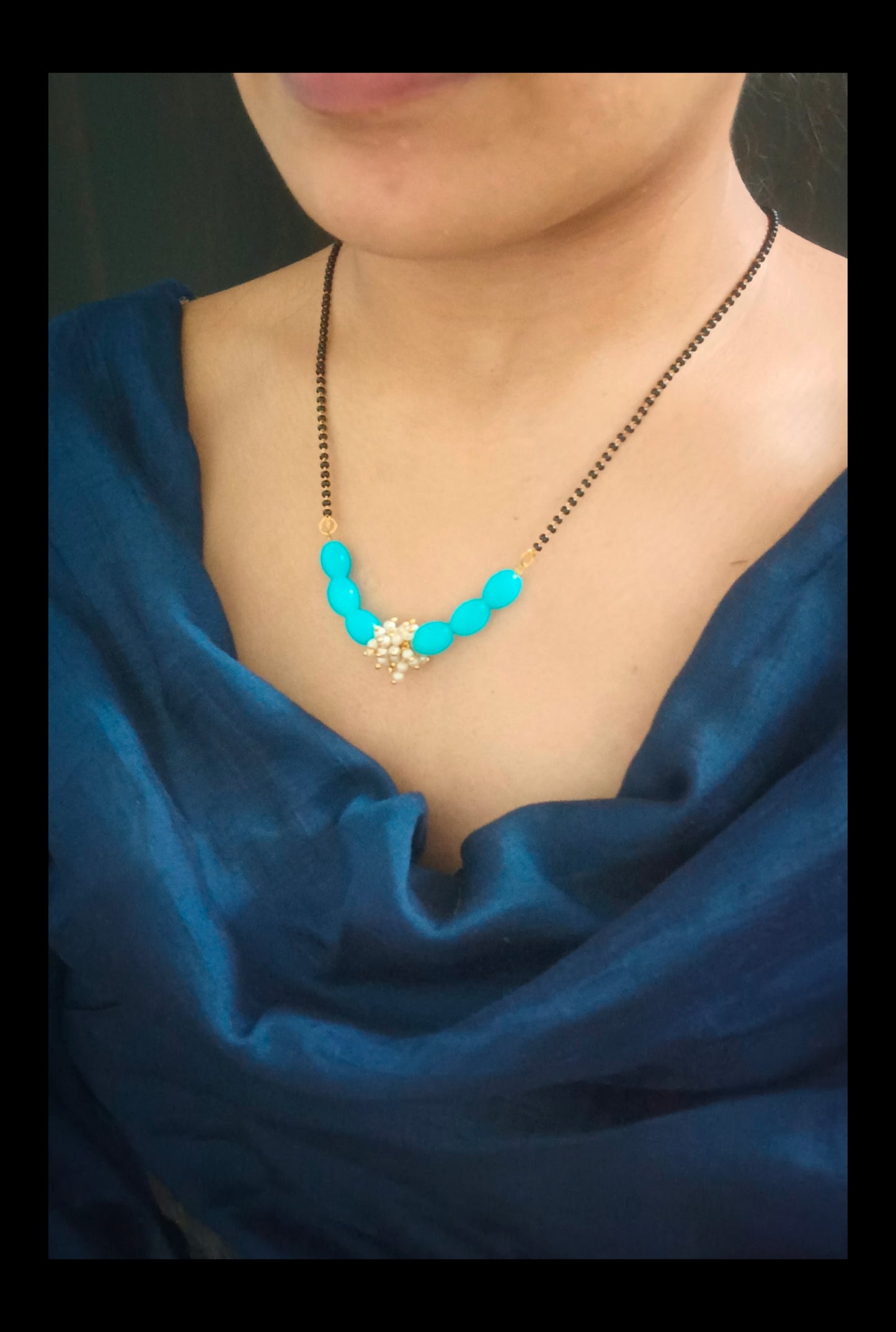 Gold Plated Beads Mangalsutra