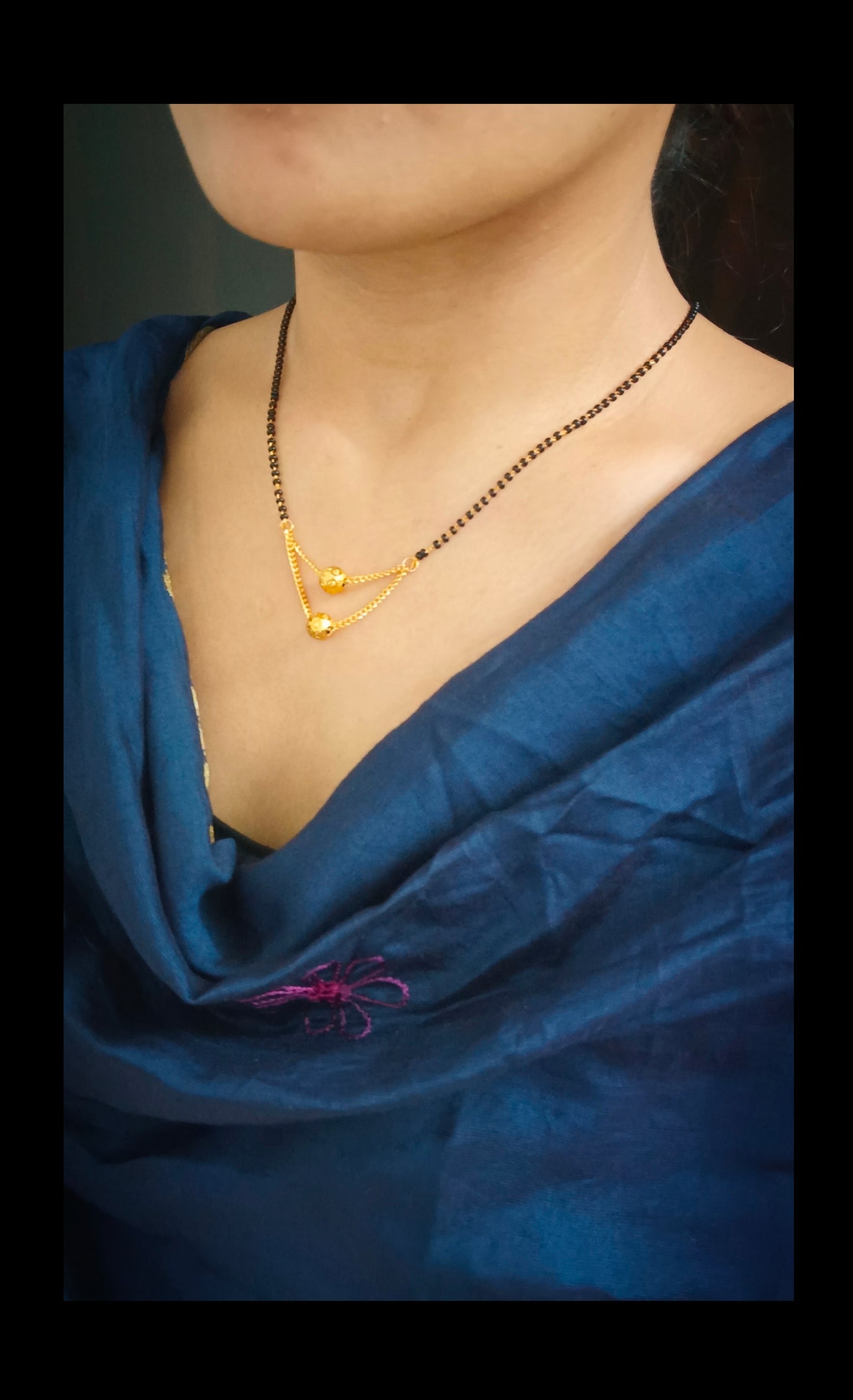 Beautiful Gold Plated Chain Mangalsutra