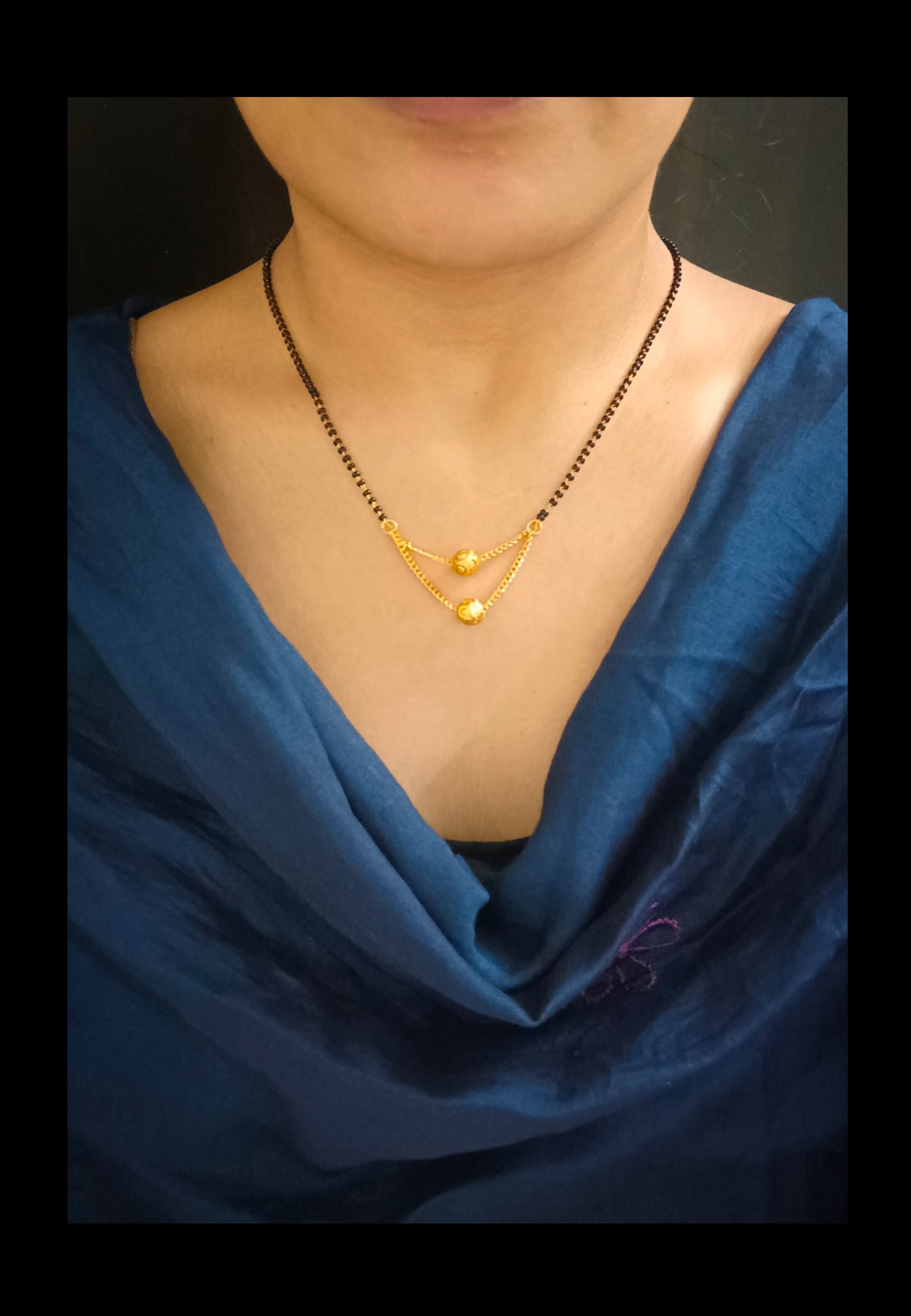 Beautiful Gold Plated Chain Mangalsutra