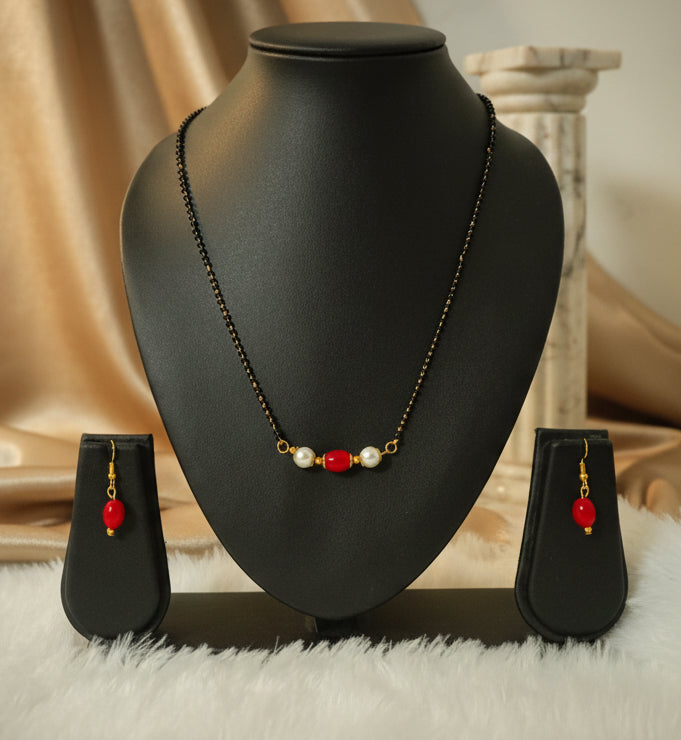 Gold Plated Beads Mangalsutra