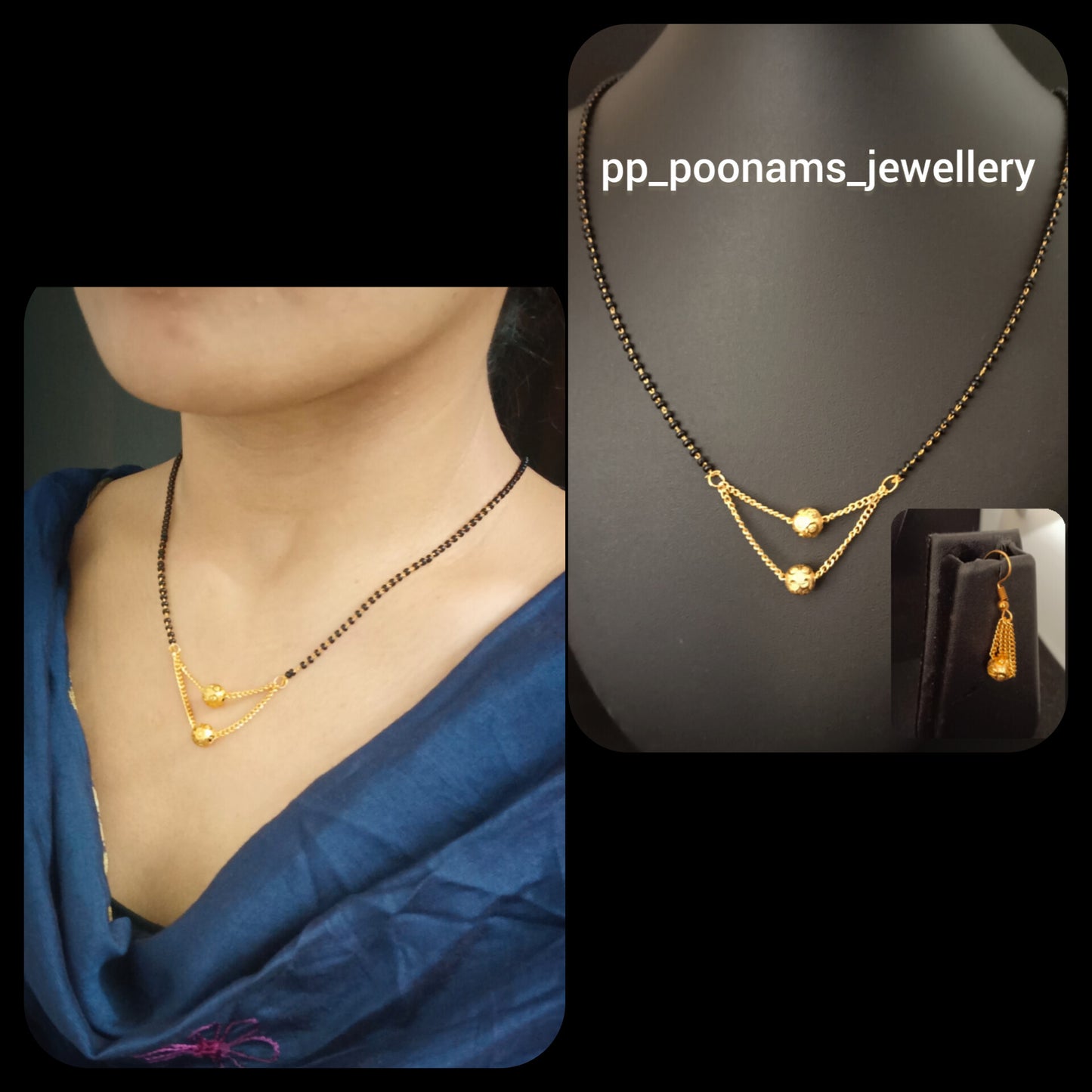 Beautiful Gold Plated Chain Mangalsutra