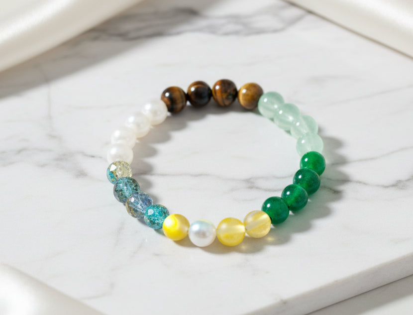 Unisex Handcrafted Multicolour Bracelet (Symbol of Good Luck)