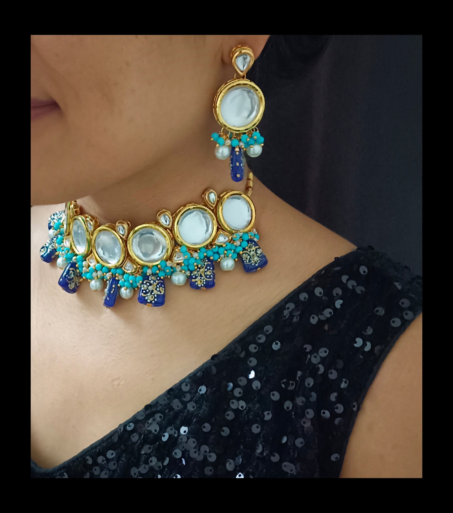 Gold Plated Kundan Necklace