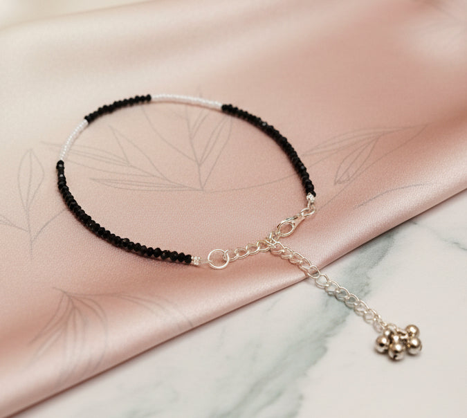 Crystal Beads Chain Anklet