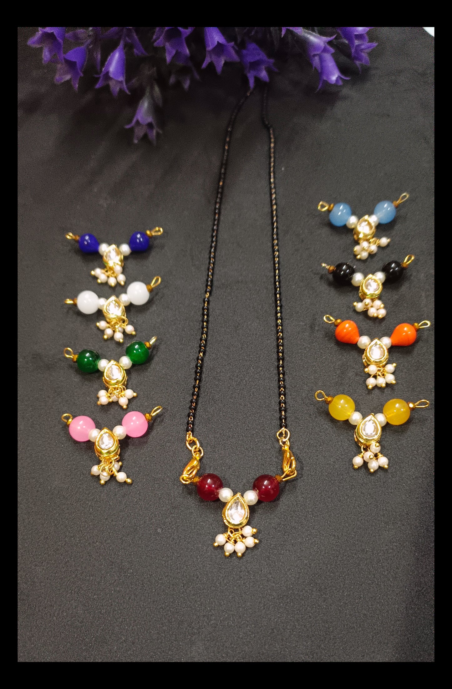 Trendy Women Mangalsutra Chain with Changeable 9 Pendant