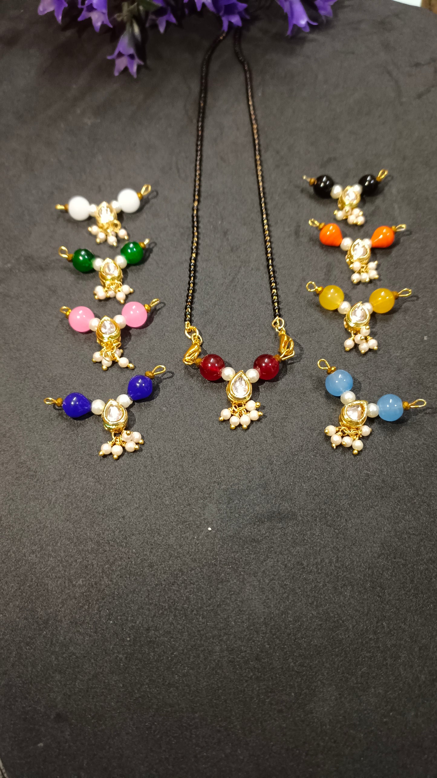 Trendy Women Mangalsutra Chain with Changeable 9 Pendant