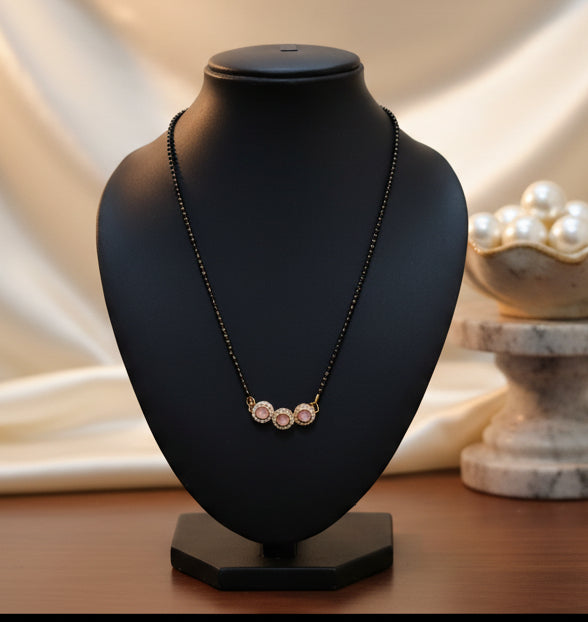 Beautiful Monalisa Kundan Pendant Mangalsutra