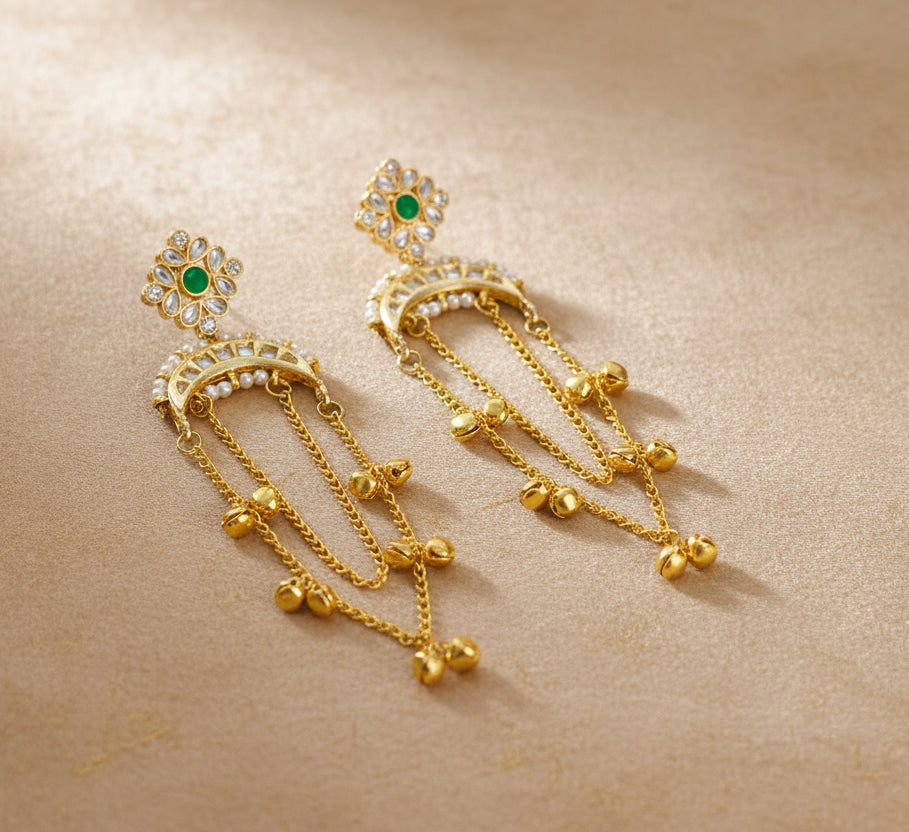 Kashmiri Kundan Earrings