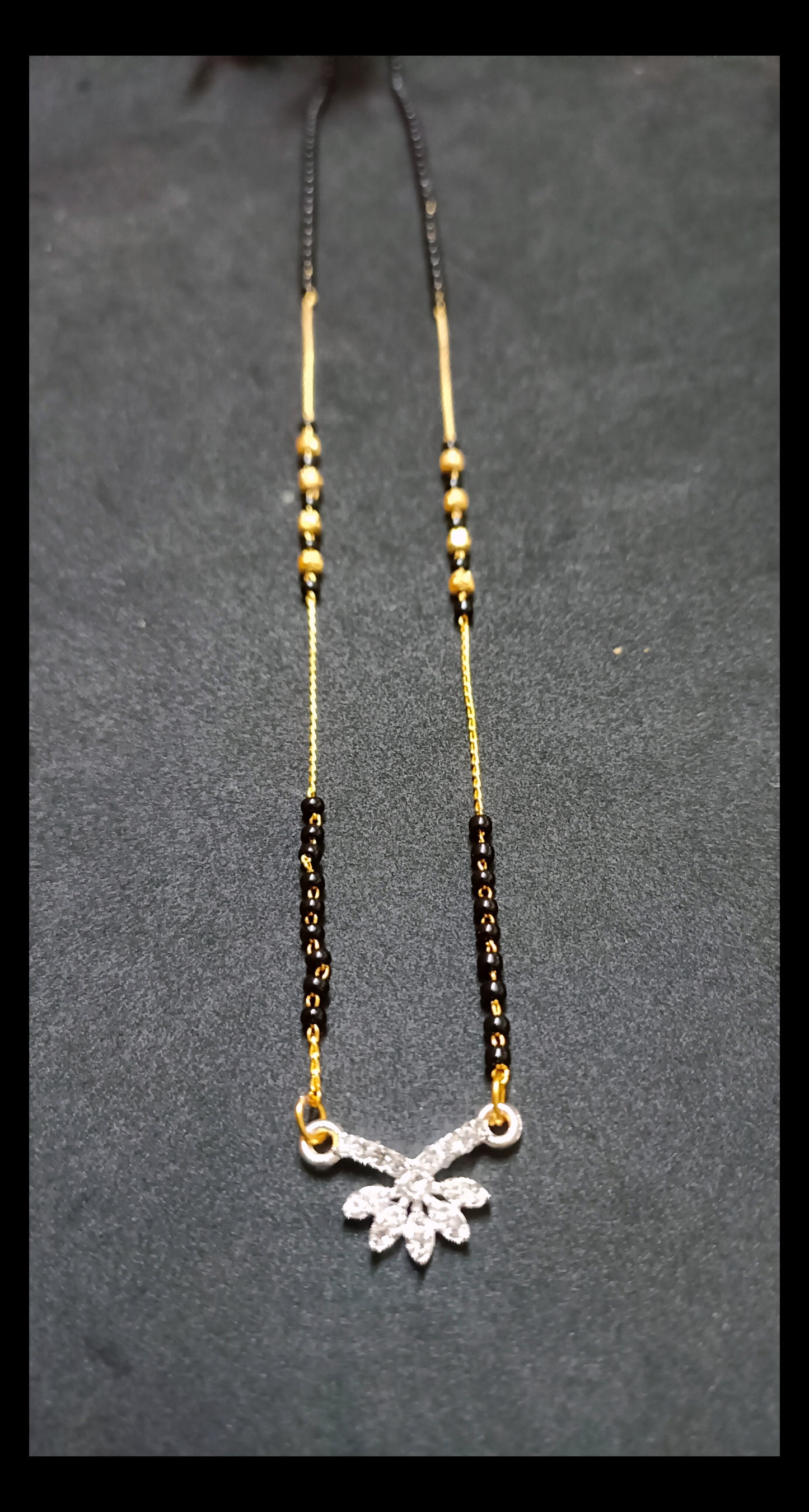Beautiful Chain AD Pendant Mangalsutra