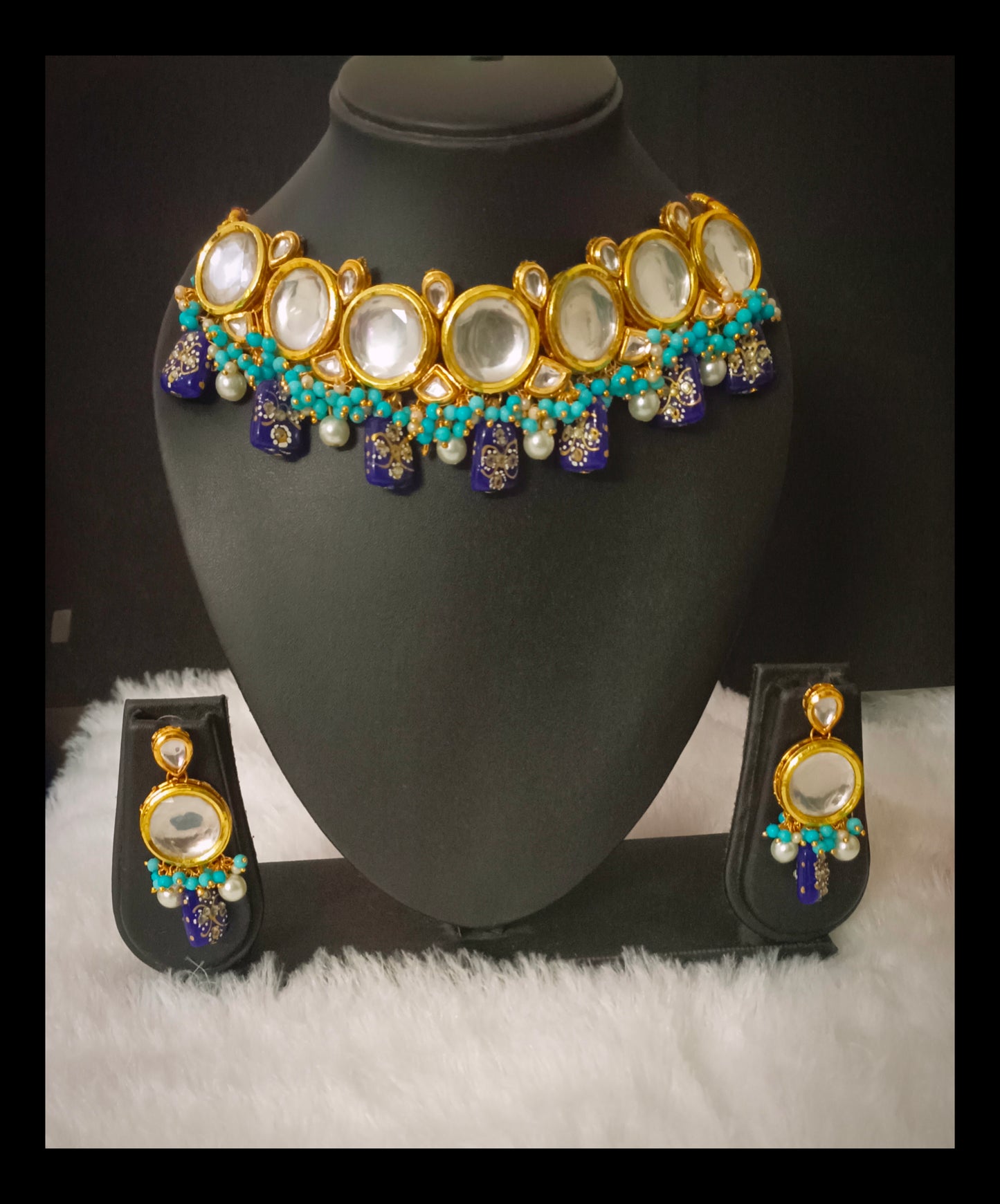 Gold Plated Kundan Necklace