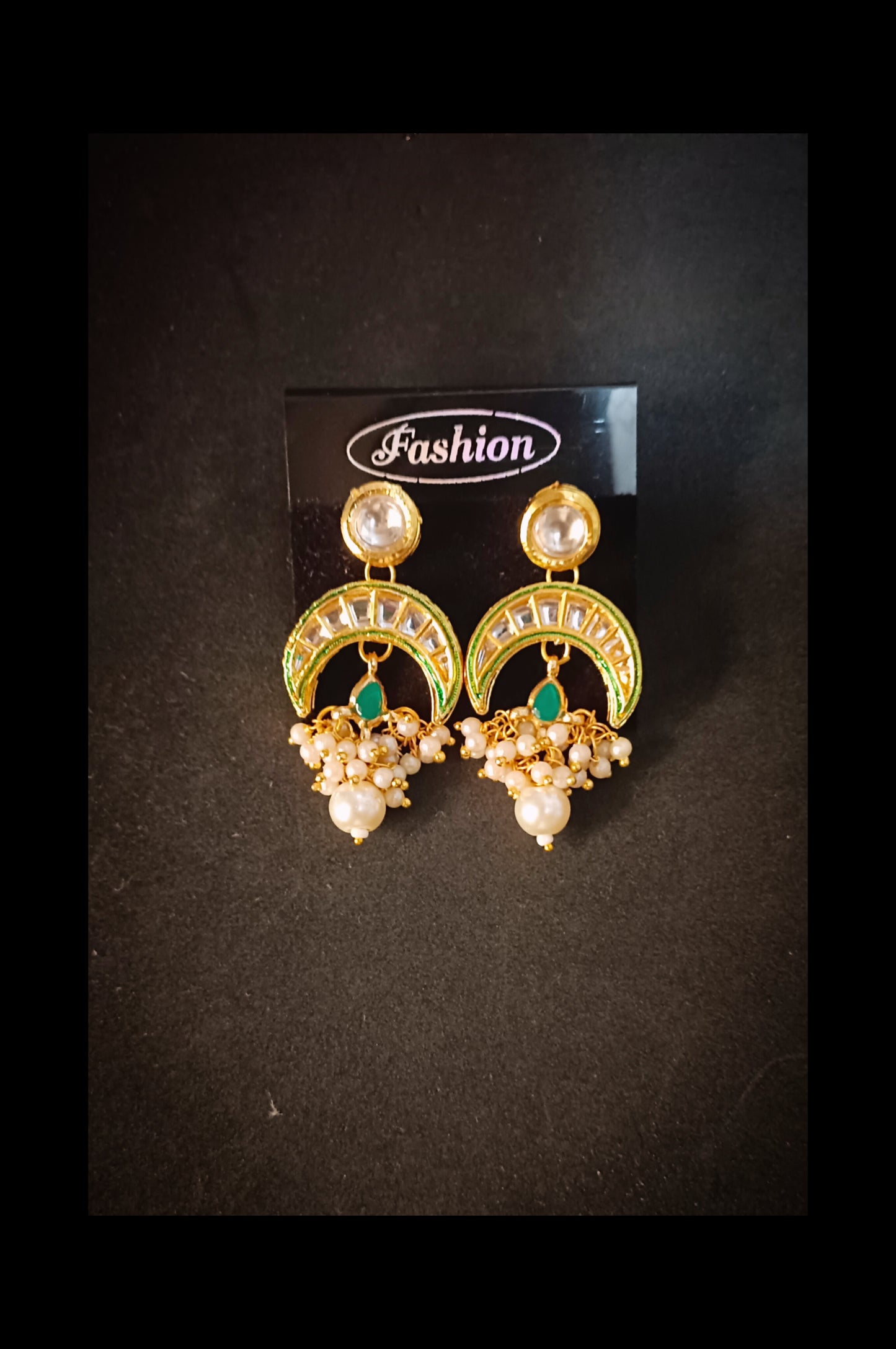 Meenakari Kundan Earrings