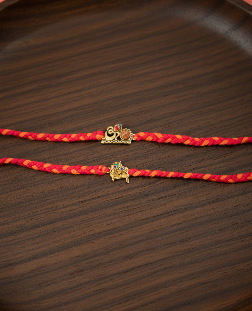 Combo of Om & Krishna Rakhis