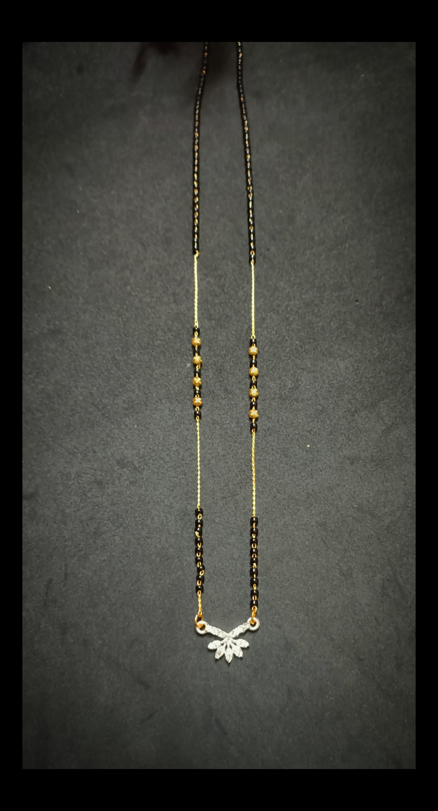 Beautiful Chain AD Pendant Mangalsutra