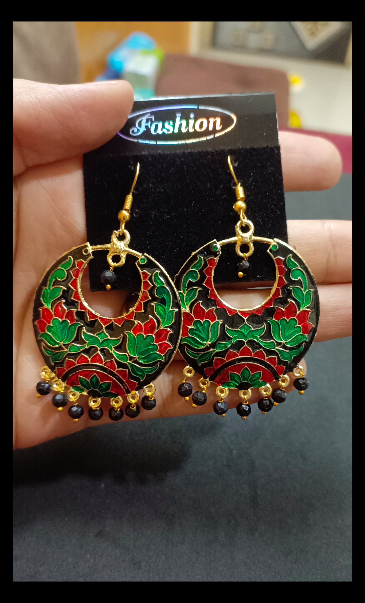 Beautiful Meenakari Earrings