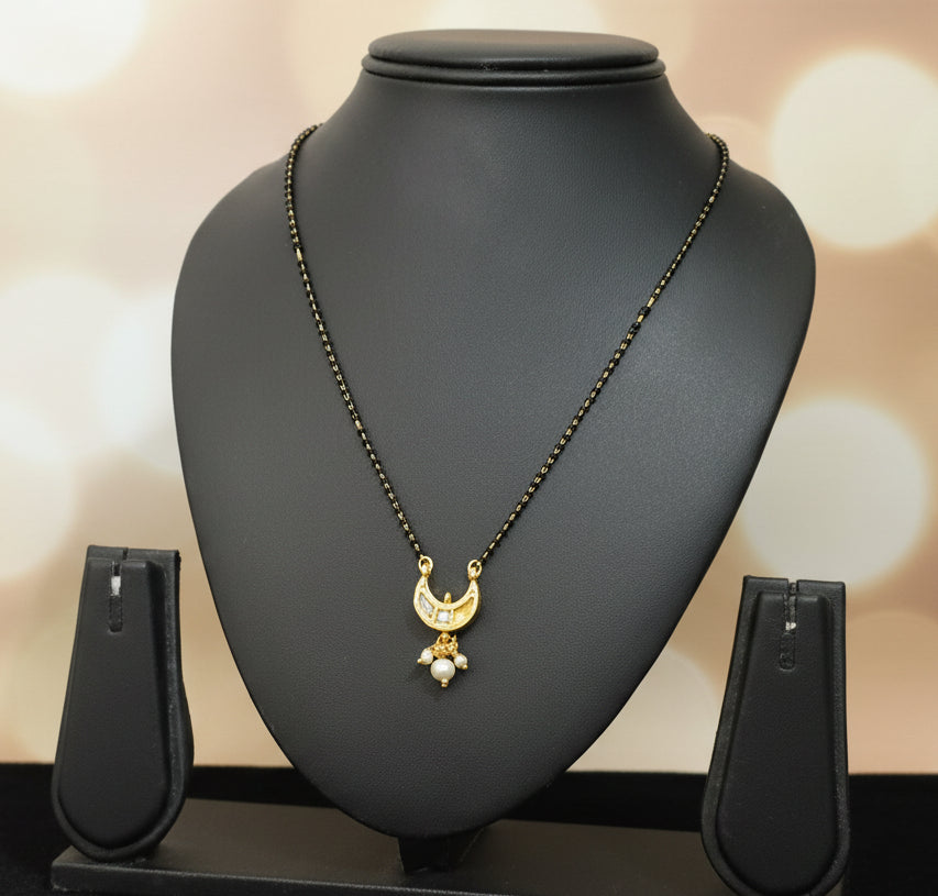 Meenakari Kundan Pendant Mangalsutra