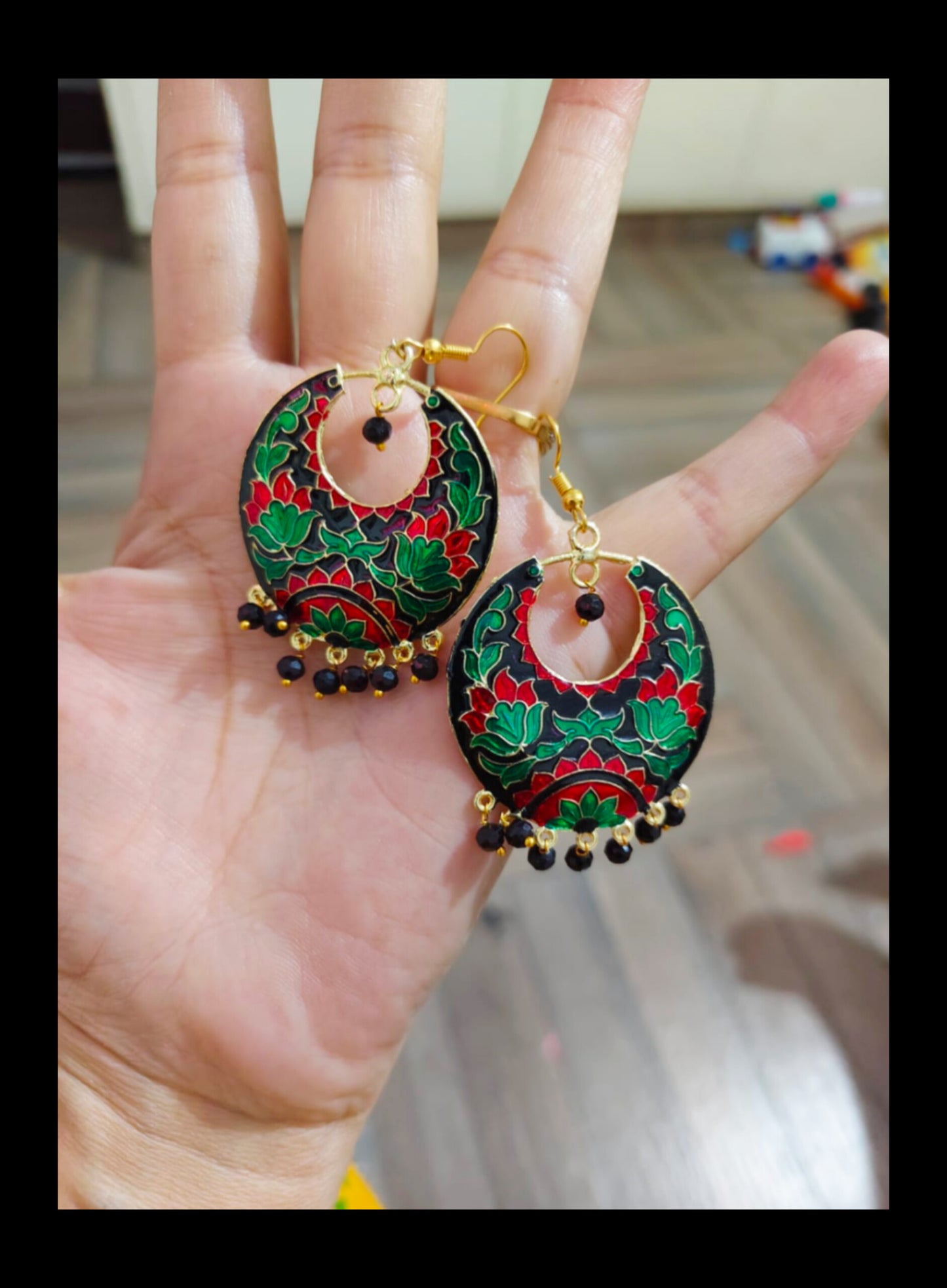 Beautiful Meenakari Earrings