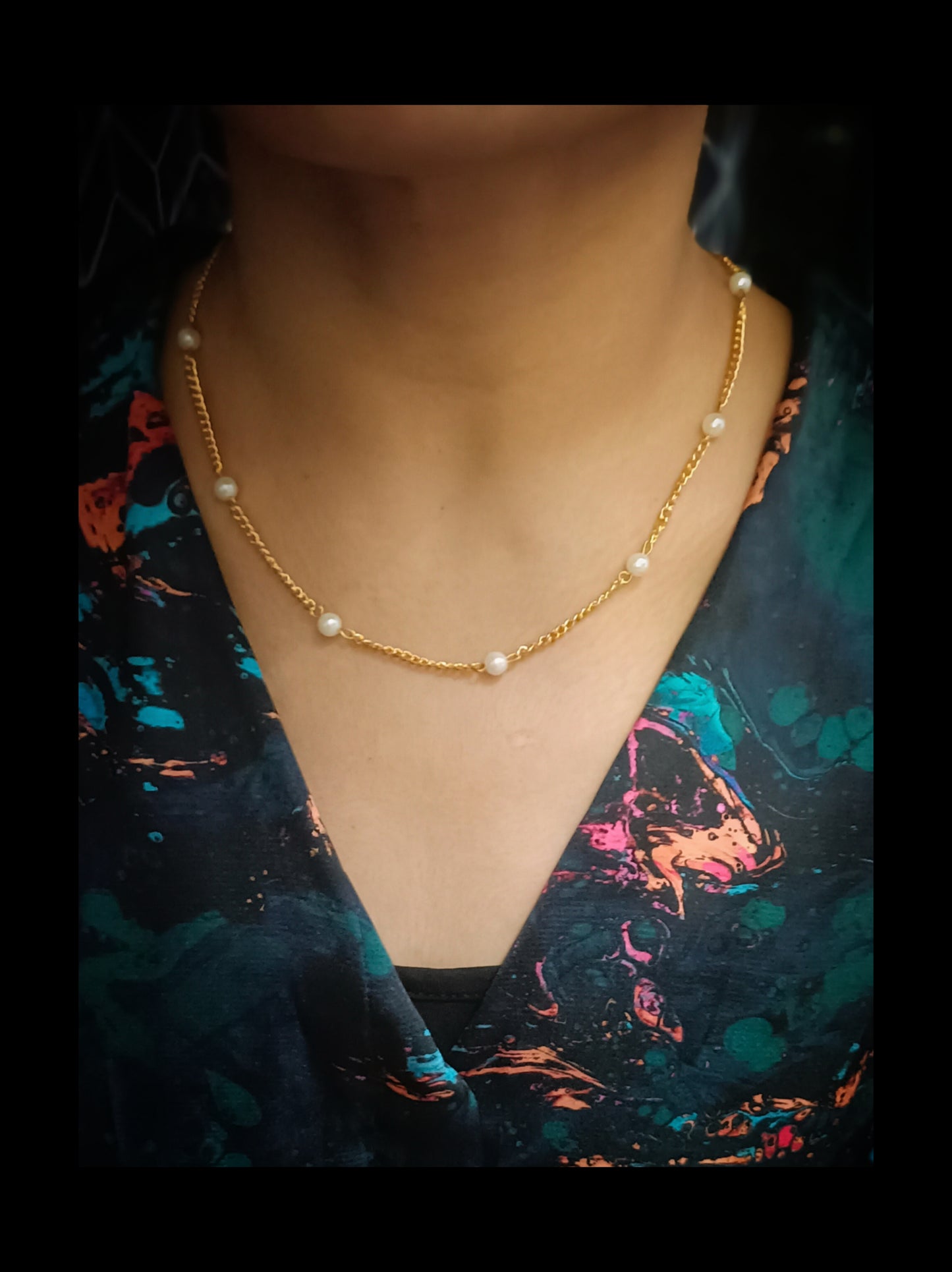 Gold-Plated Chain Necklace Set