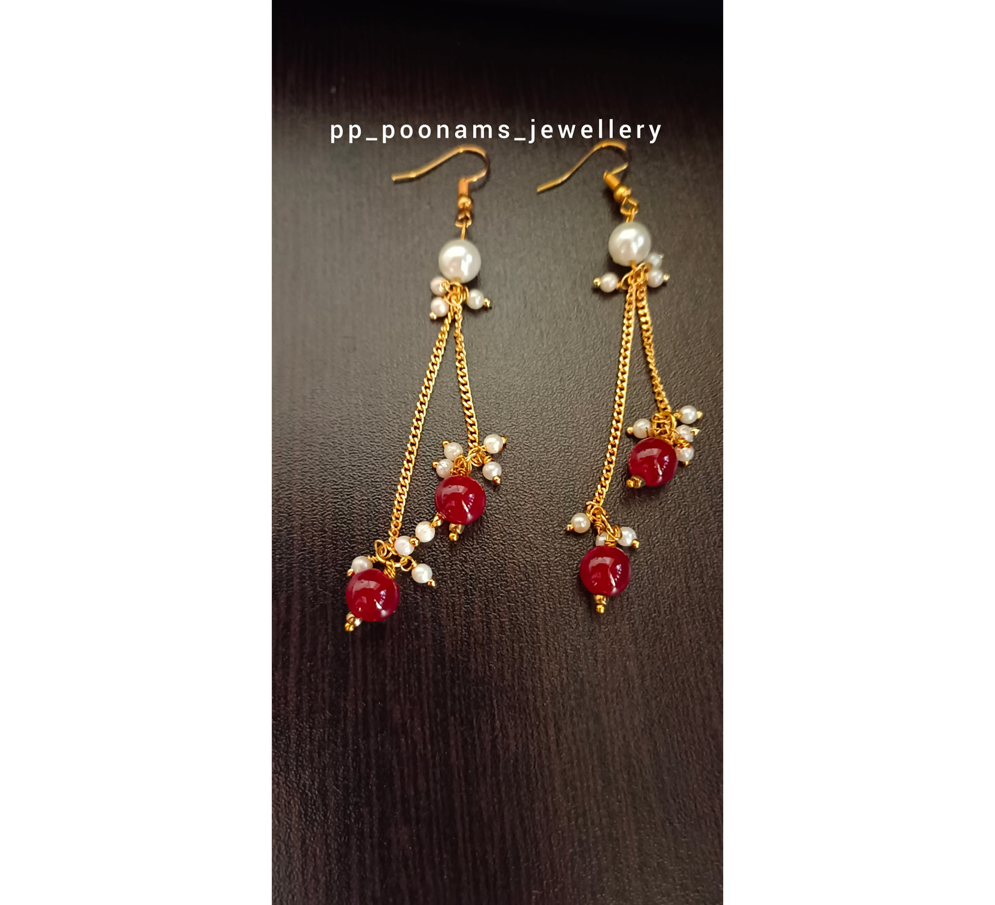 Beautiful Chain Beads Earring