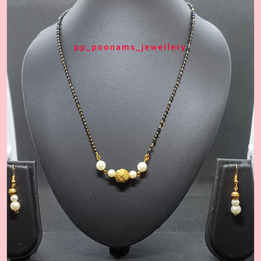 Gold Plated Beads Mangalsutra