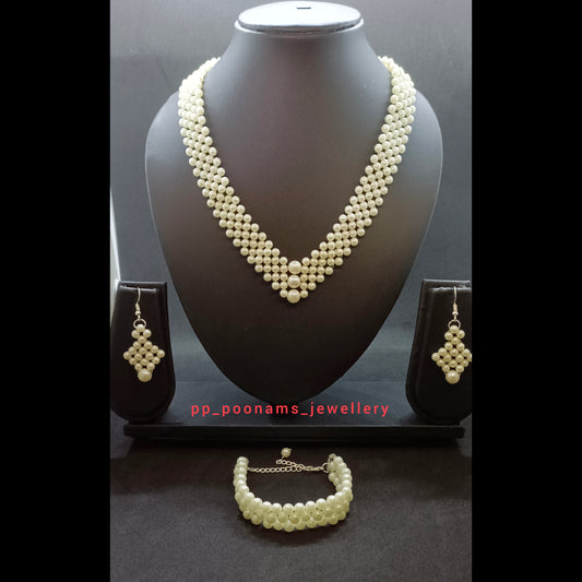 Artificial Beads Necklace Set