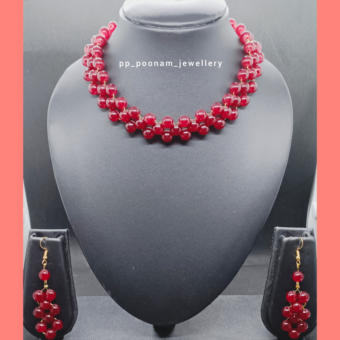 Artificial Beads Necklace Set