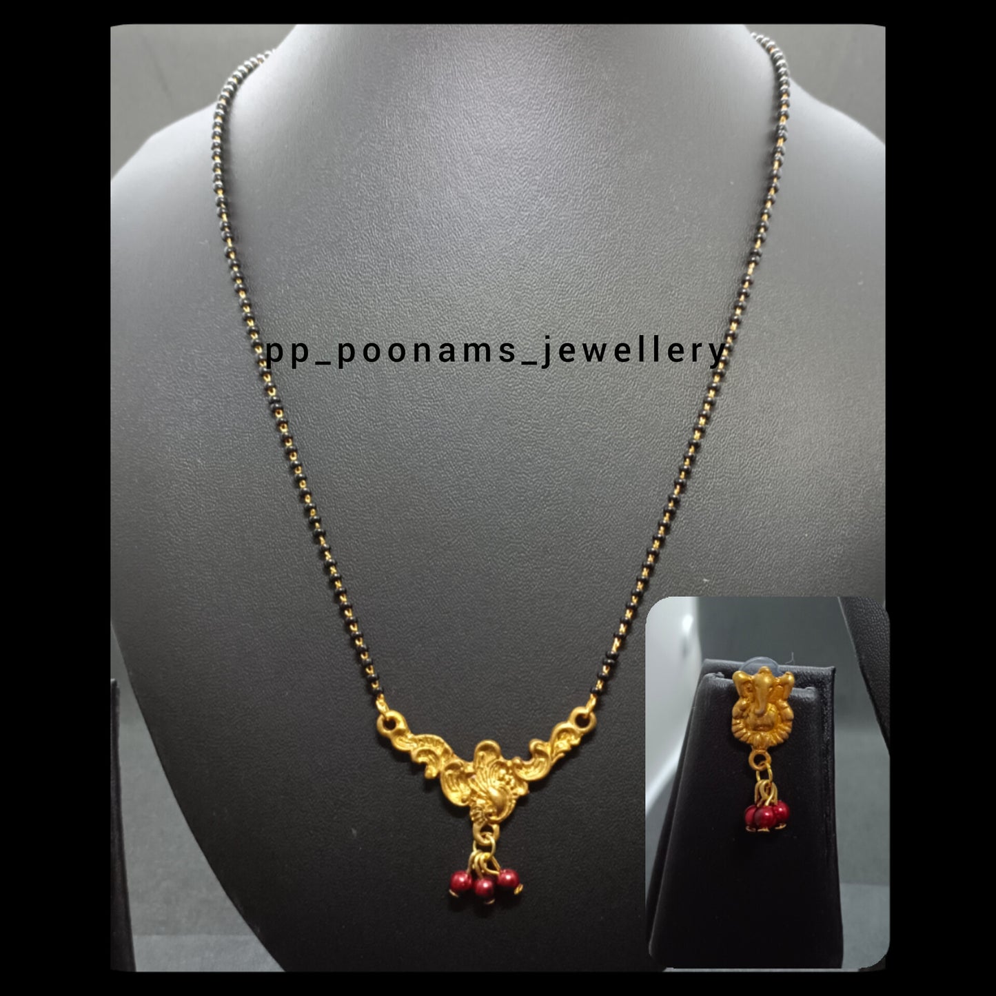 Gold Plated Pendant Mangalsutra