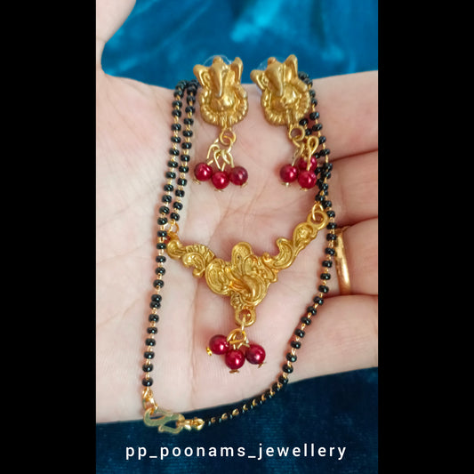 Gold Plated Pendant Mangalsutra