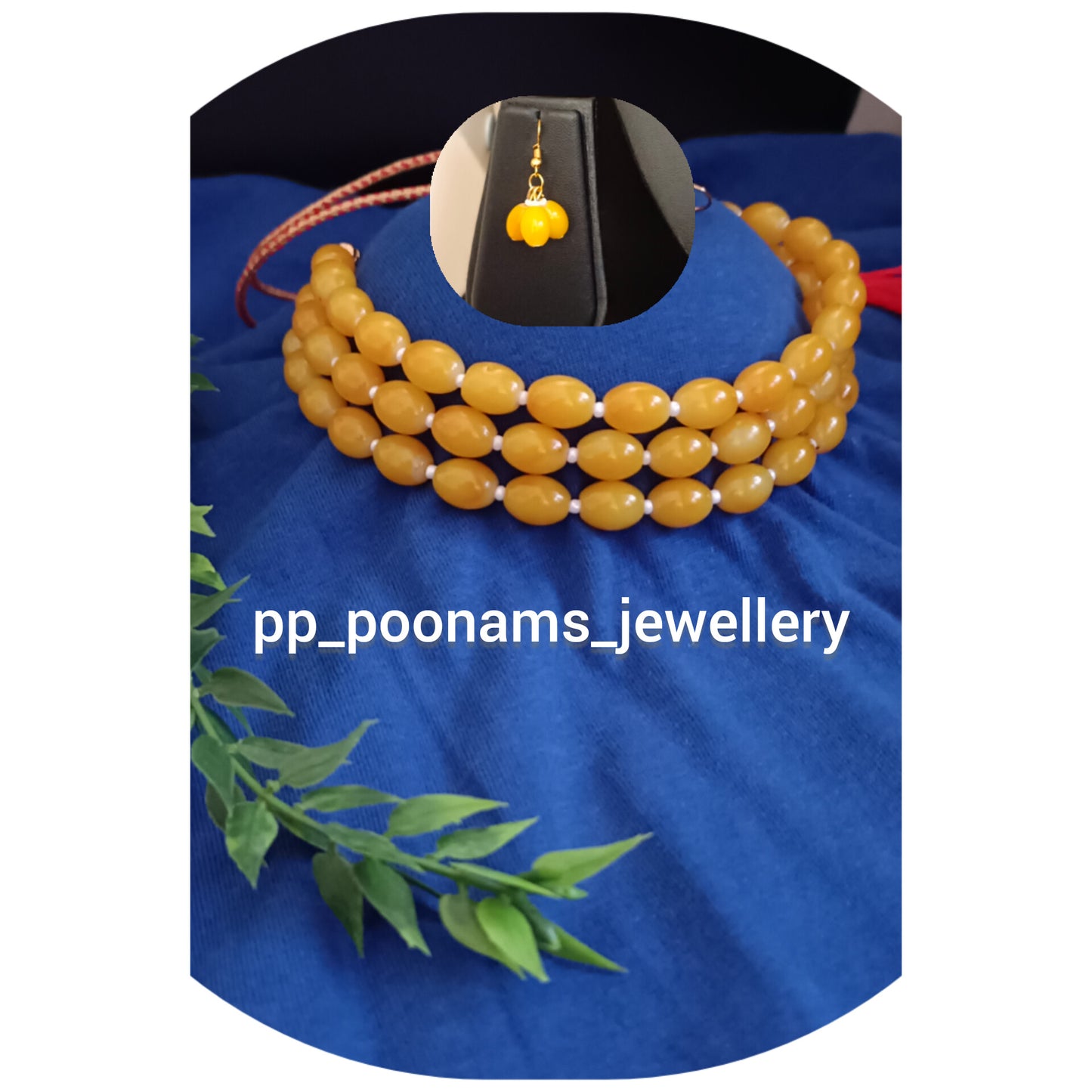 Artificial Beads Necklace Set