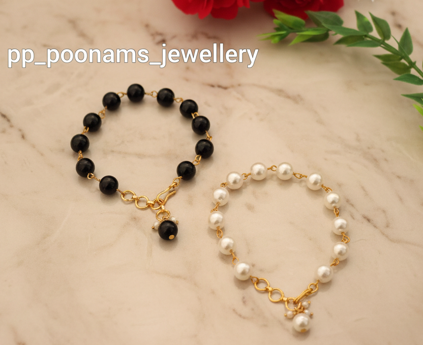 Combo of 2- Gold Plated Beads Bracelets