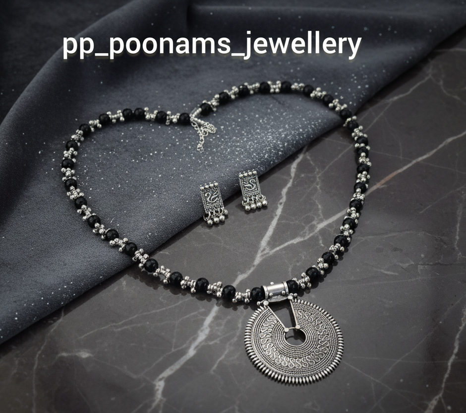Oxidised Necklace Set