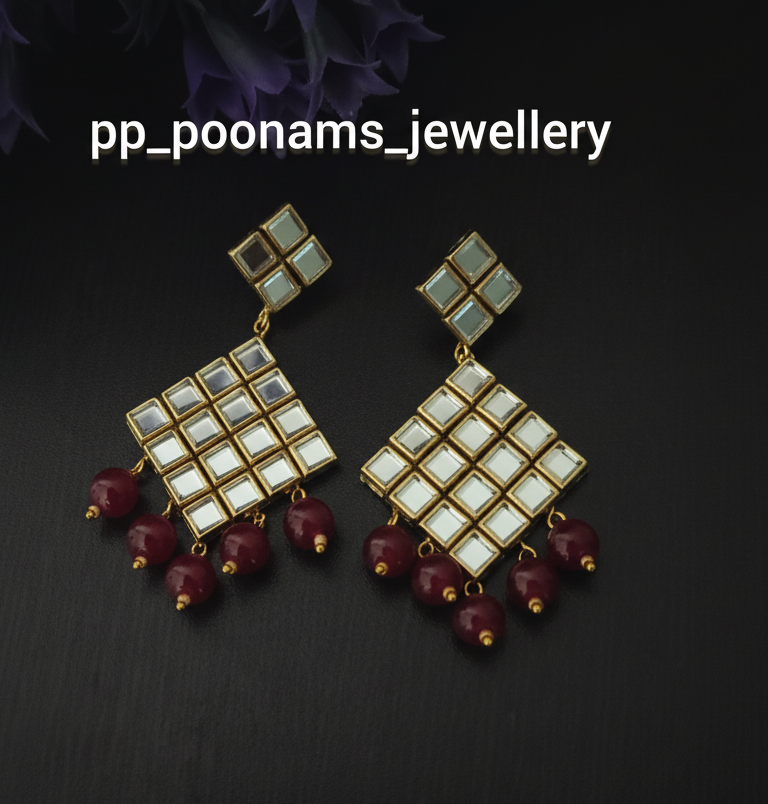 Fancy Kundan Earring