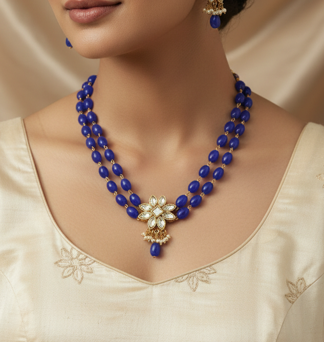 Beautiful Kundan Necklace Set