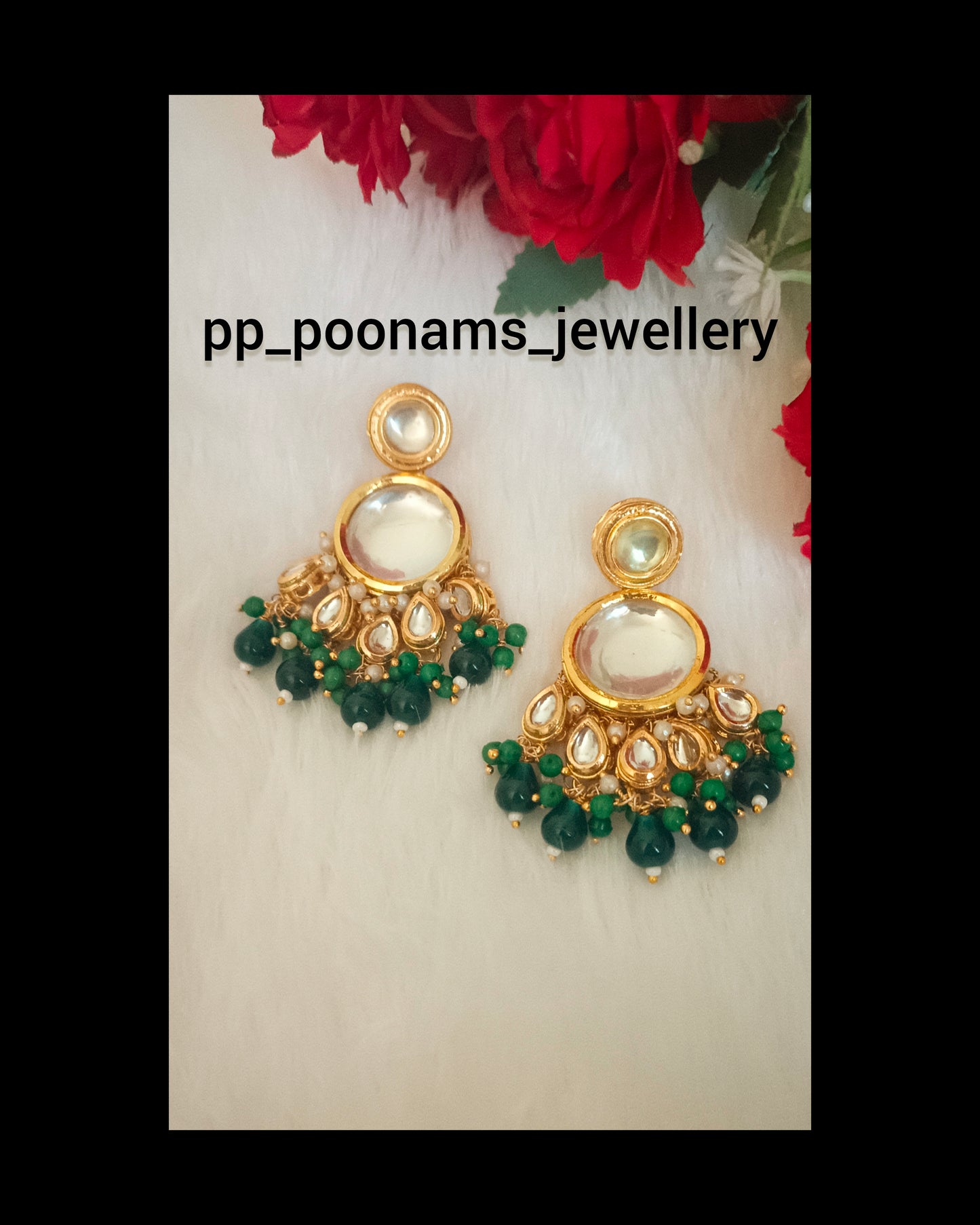 Beautiful Meenakari Kundan Earring