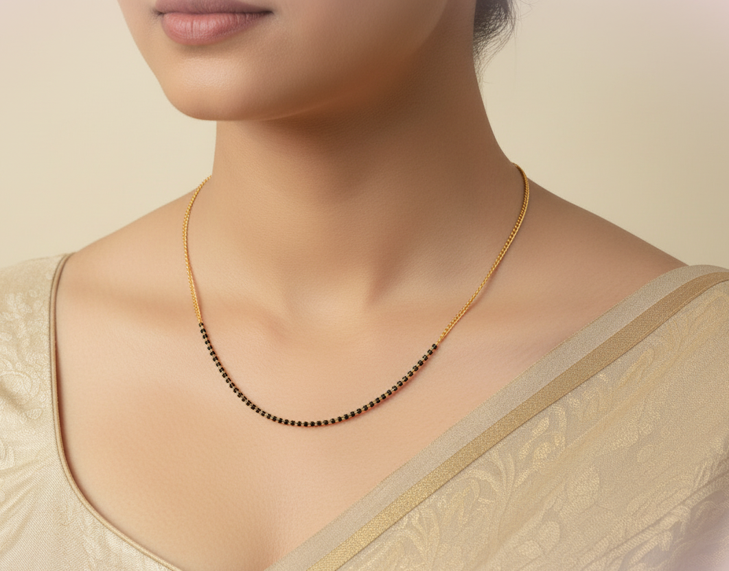 Gold Plated Chain Mangalsutra