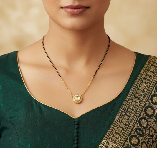 Delicate Kundan Chain Mangalsutra