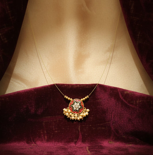 Invisible Brass Chain Necklace