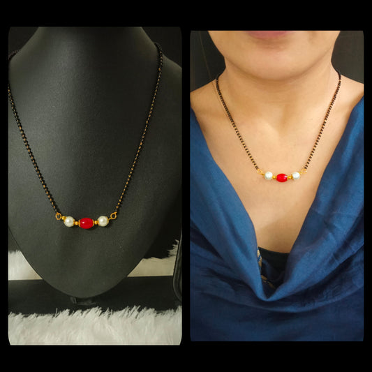 Gold Plated Beads Mangalsutra