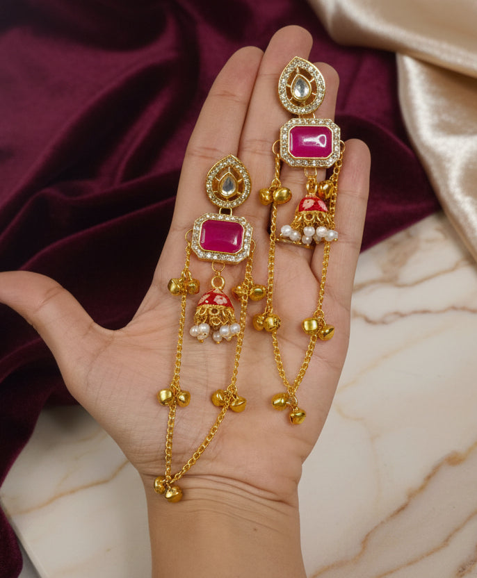 Kashmiri Kundan Earring
