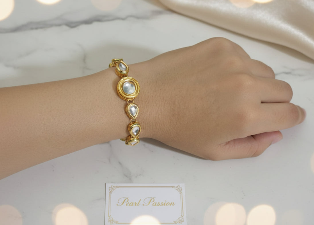 Meenakari Kundan Bracelet