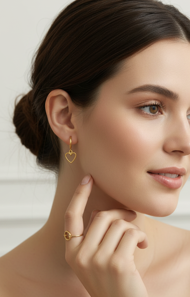 Fancy Heart Earrings