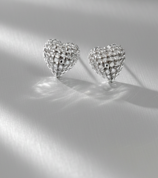 Anti-Tarnish Heart Shape Earrings