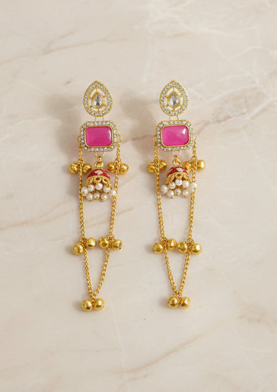 Kashmiri Kundan Earring