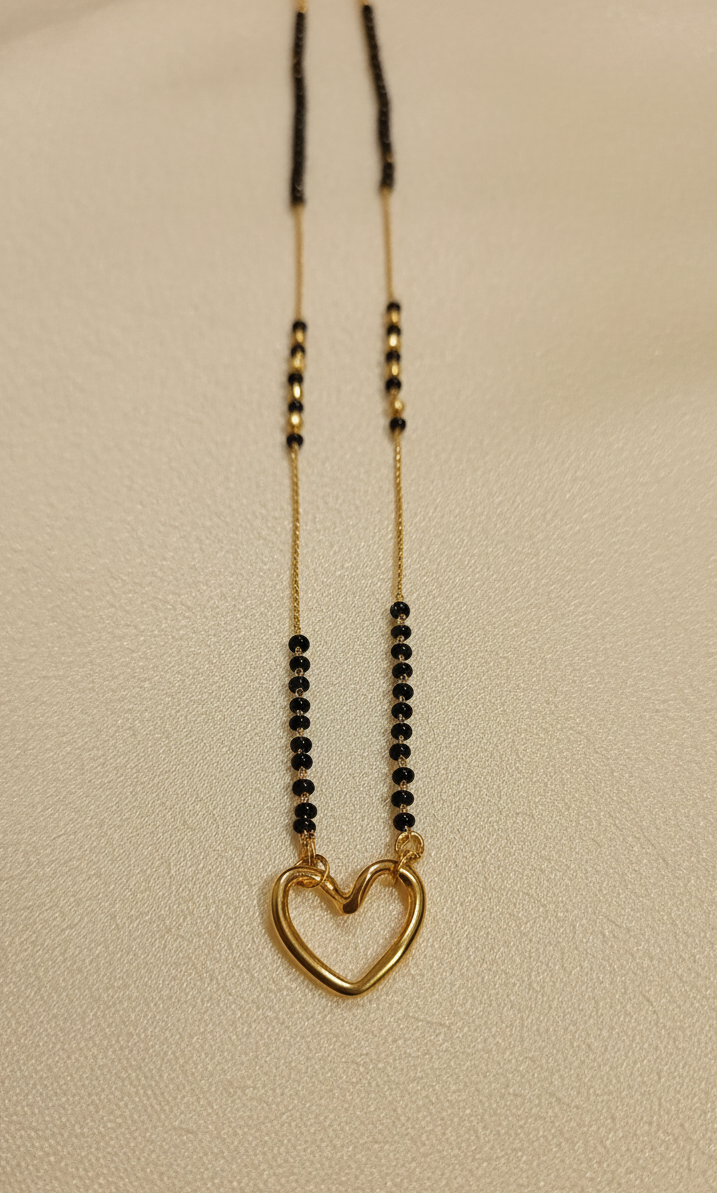 Delicate Heart Chain Mangalsutra