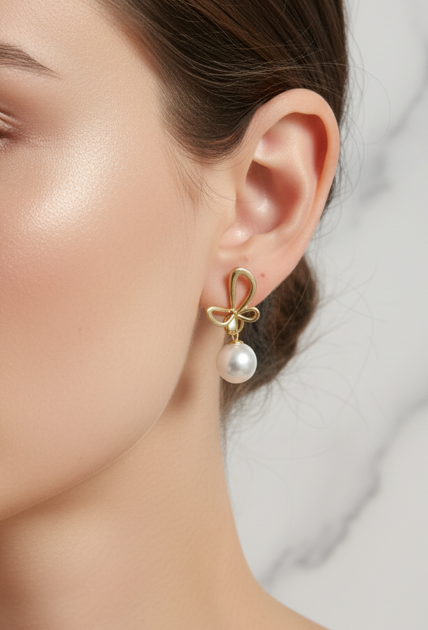 Anti-Tarnish Pearl Earrings